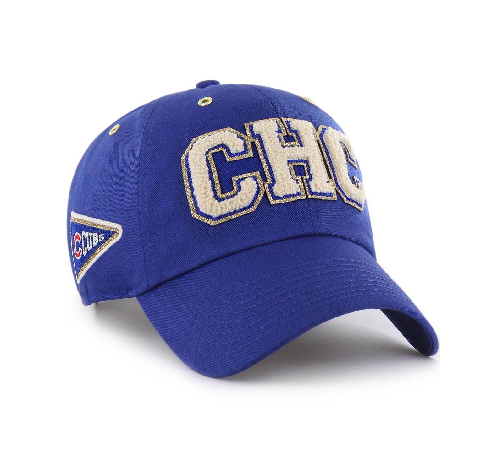 Stoney Clover Lane X '47 Brand Men's Royal Chicago Cubs Acro Charm Clean Up Adjustable Hat