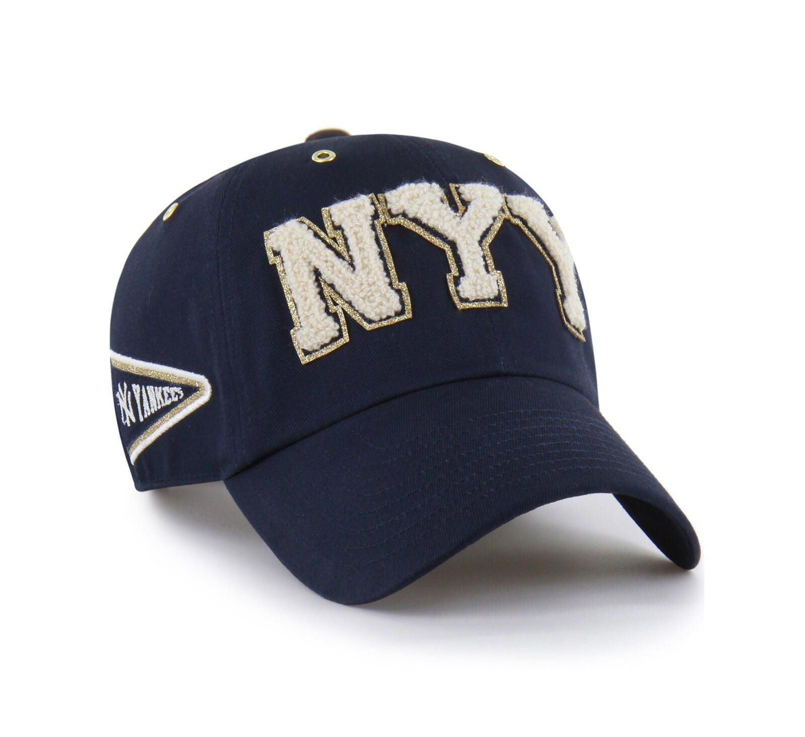 Stoney Clover Lane X '47 Brand Мужская Navy New York Yankees Acro Charm Clean Up Adjustable Hat