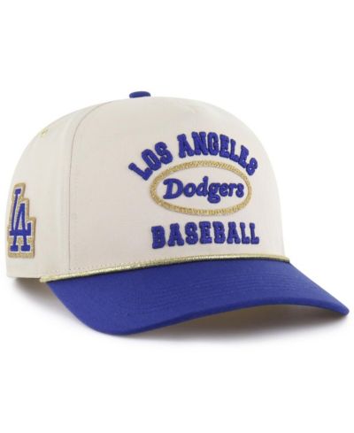 Stoney Clover Lane X '47 Brand Men's Natural/Royal Los Angeles Dodgers Glitter Rope Hitch Adjustable Hat