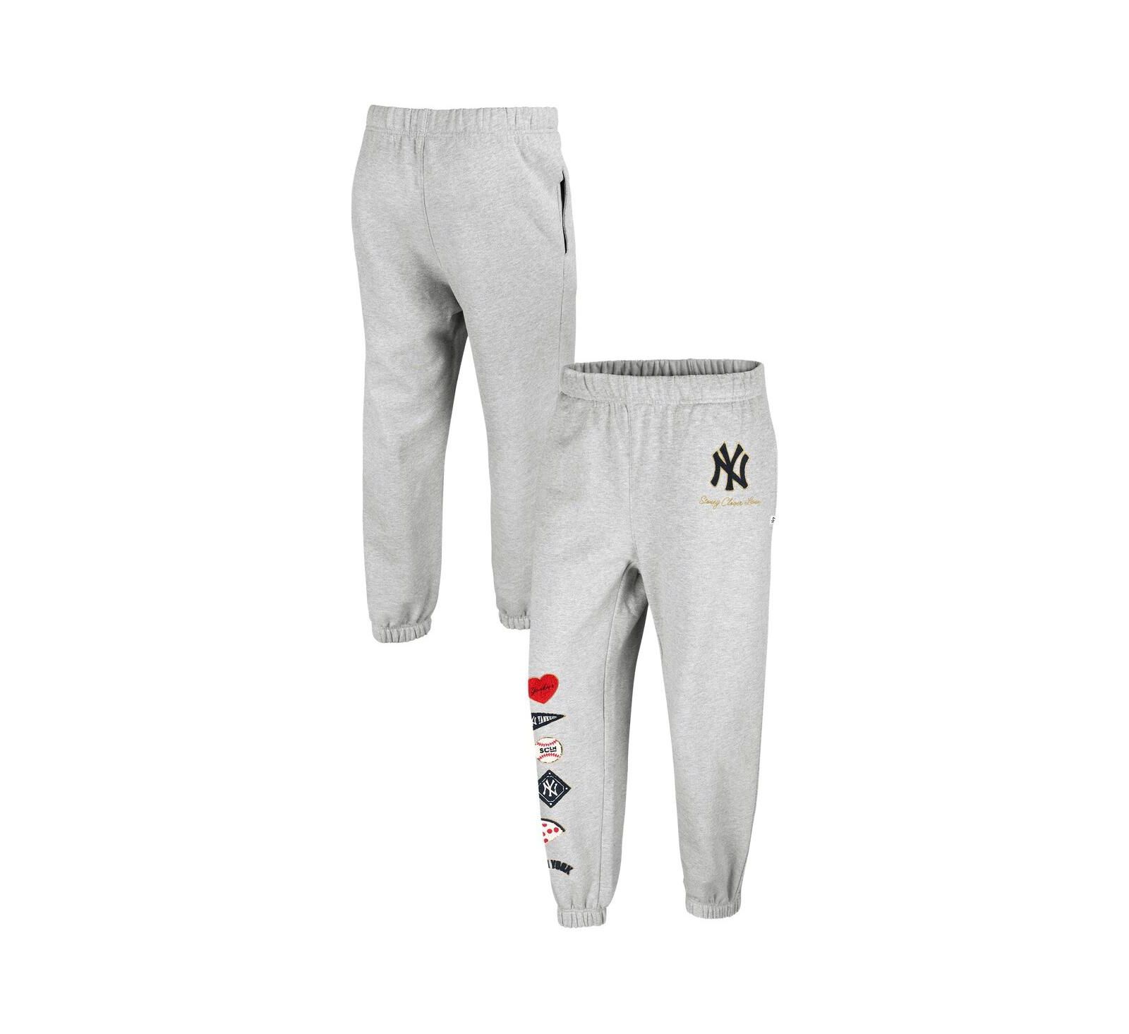 Stoney Clover Lane X '47 Brand Women's Heather Gray New York Yankees Venice Jogger Pants