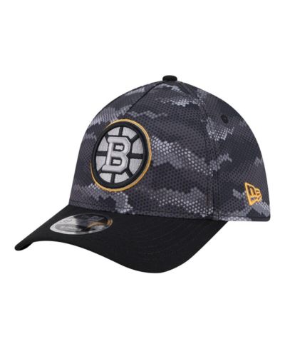 New Era Мужская кепка Boston Bruins Zero Dark 39THIRTY Flex, черная