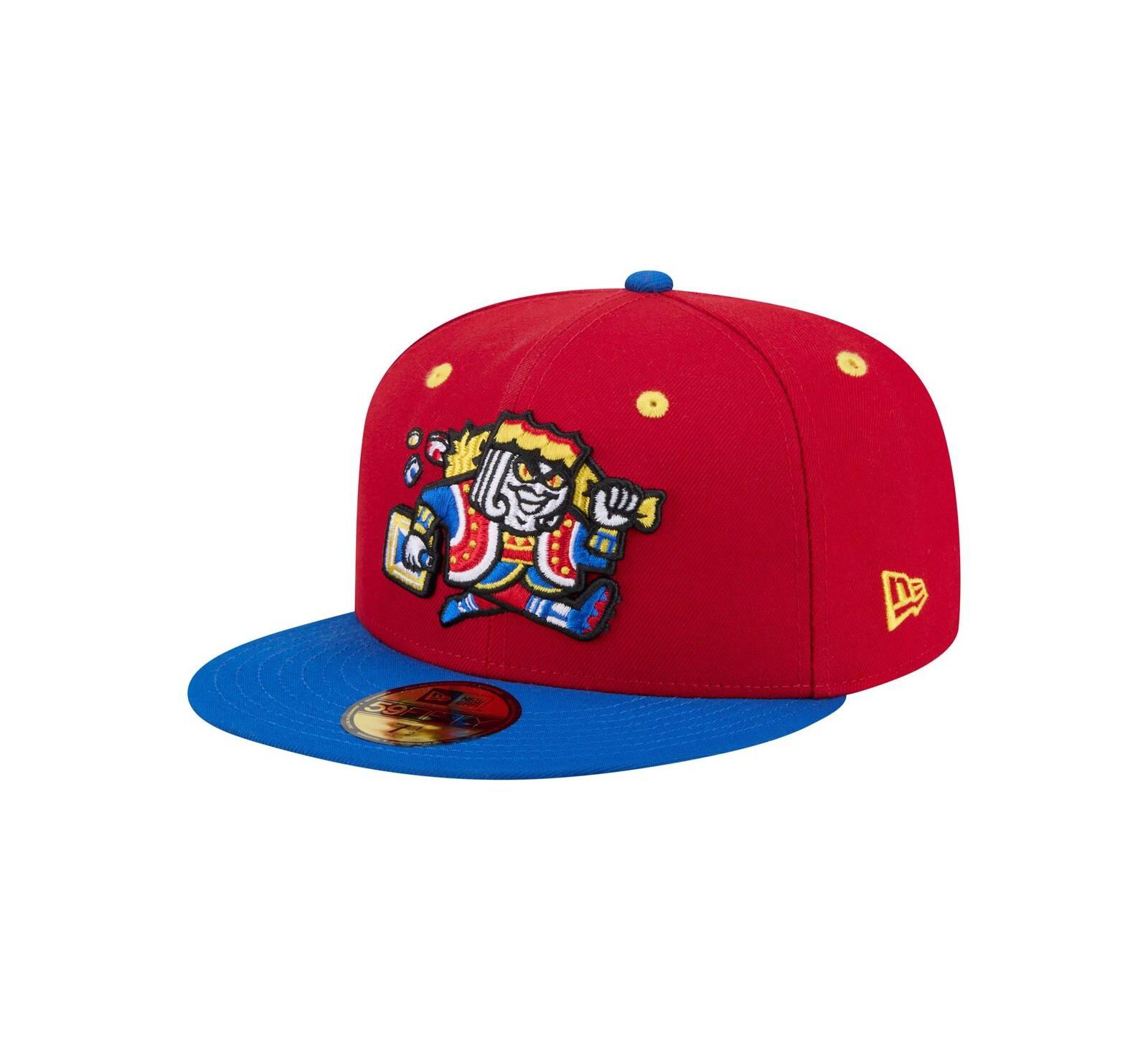 New Era Men's Red/Blue Las Vegas Aviators Minor League Theme Nights 59FIFTY Fitted Hat