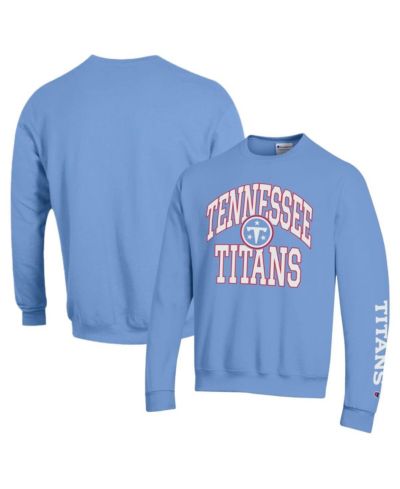 Champion Men's Light Blue Tennessee Titans Powerblend Fleece Sweatshirt