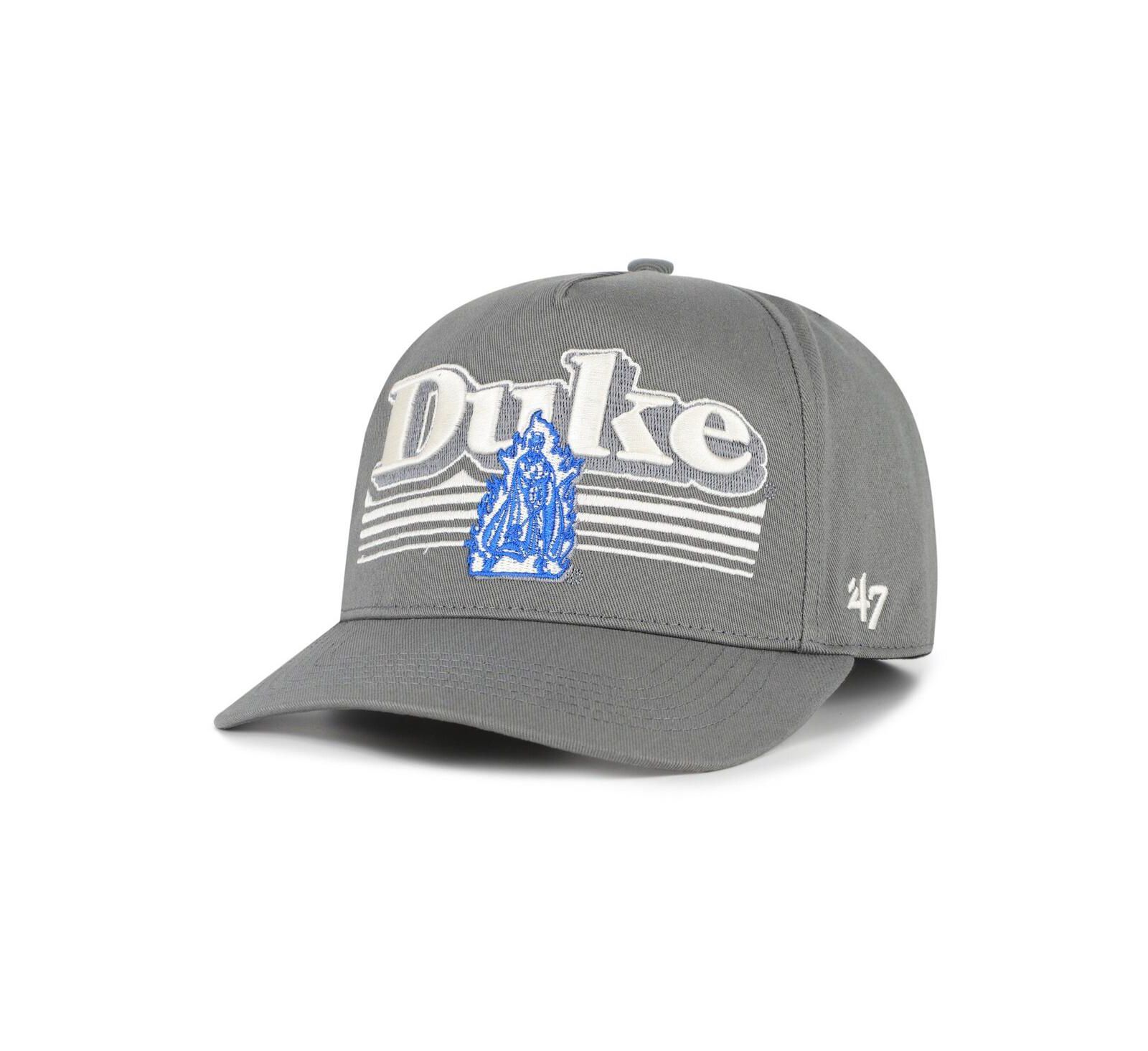 '47 Brand Men's Gray Duke Blue Devils Script Fade Hitch Adjustable Hat
