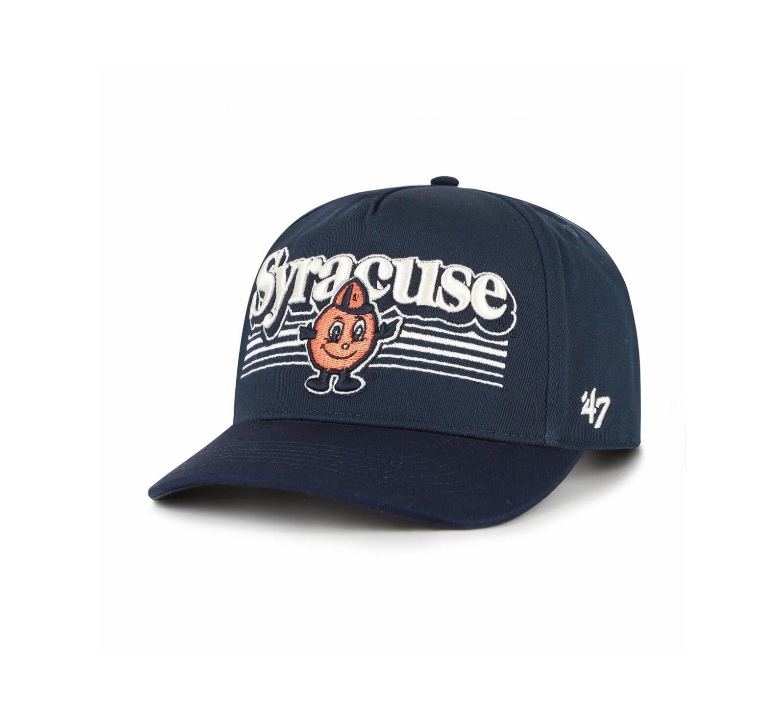 '47 Brand Men's Navy Syracuse Orange Script Fade Hitch Adjustable Hat