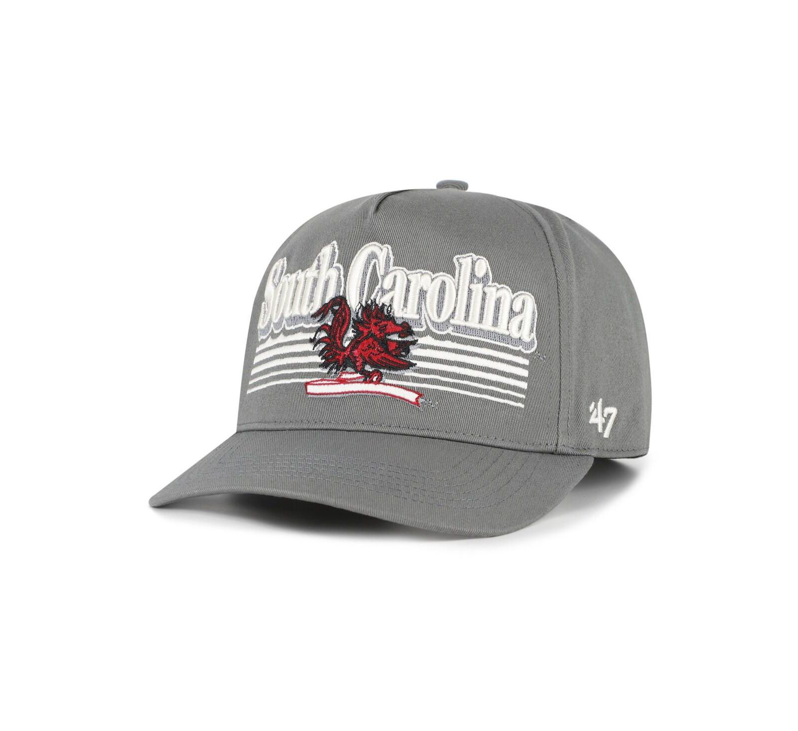 '47 Brand Men's Gray South Carolina Gamecocks Script Fade Hitch Adjustable Hat