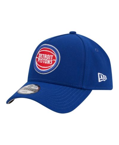 New Era Big Boys and Girls Blue Detroit Pistons 9FORTY A-Frame Adjustable Hat