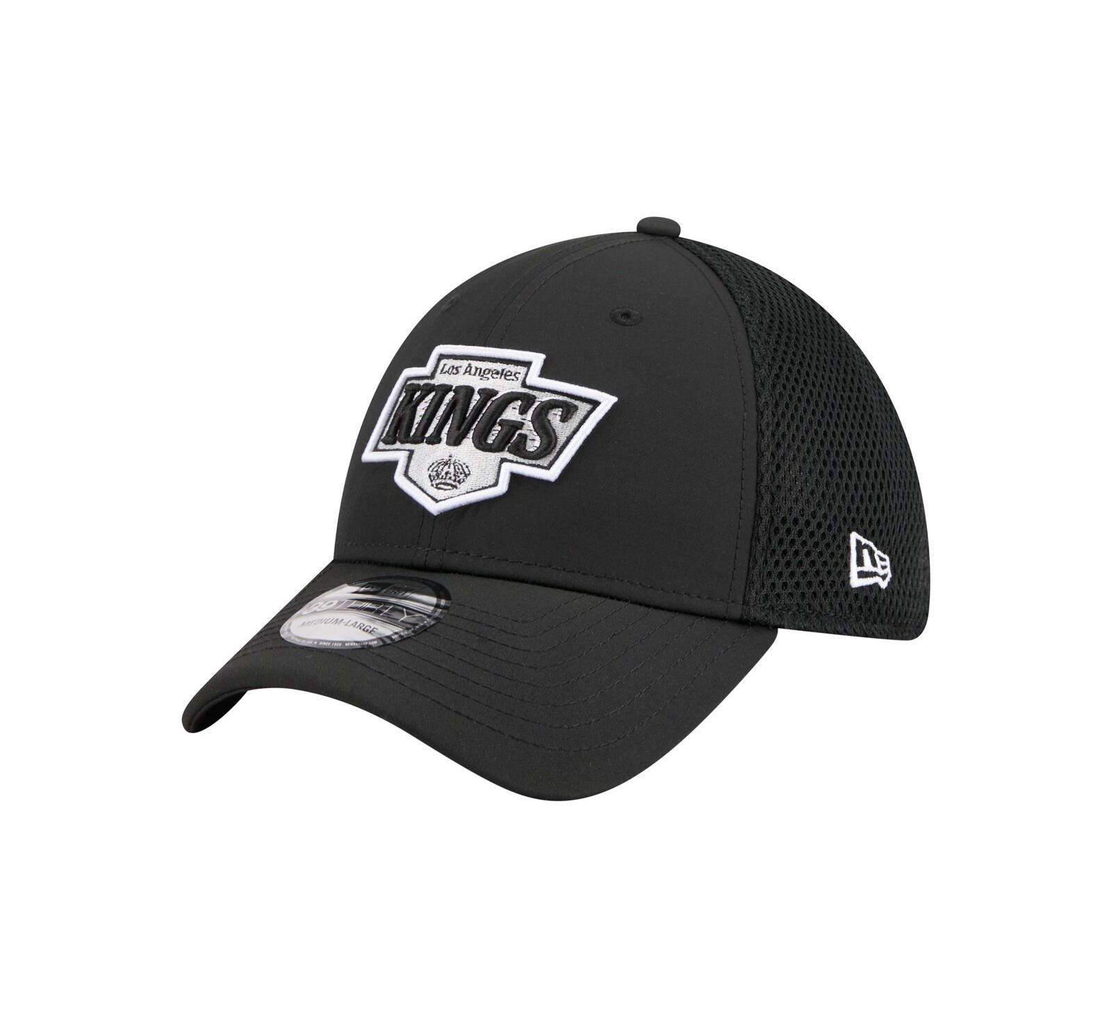 Мужская кепка New Era Los Angeles Kings Logo 39THIRTY Flex, черная