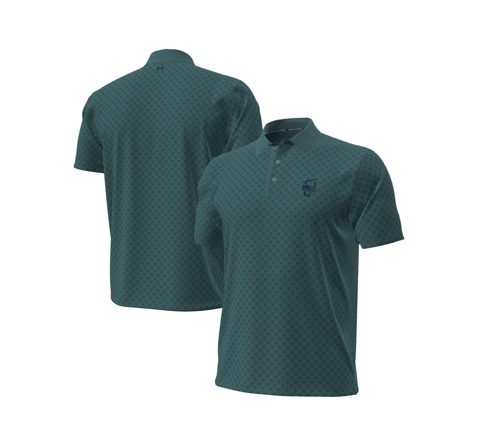 Мужская рубашка-поло Under Armour Green WM Phoenix Open ArmourDry Palm Icon