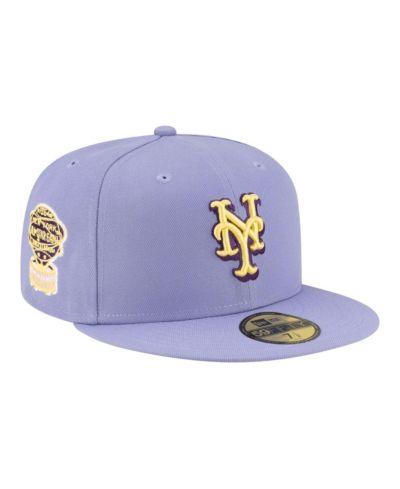 Мужская кепка New Era Light Purple New York Mets Lavender Bloom 59FIFTY Fitted
