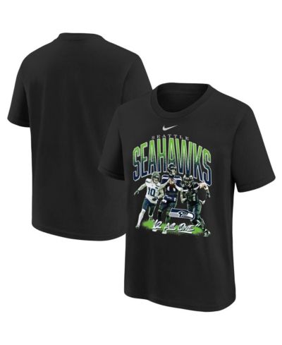 Детская футболка Nike Black Seattle Seahawks 12 As One