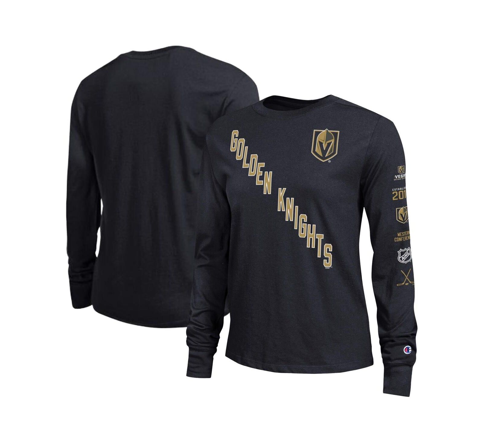 Champion Женская футболка с длинным рукавом Vegas Golden Knights
