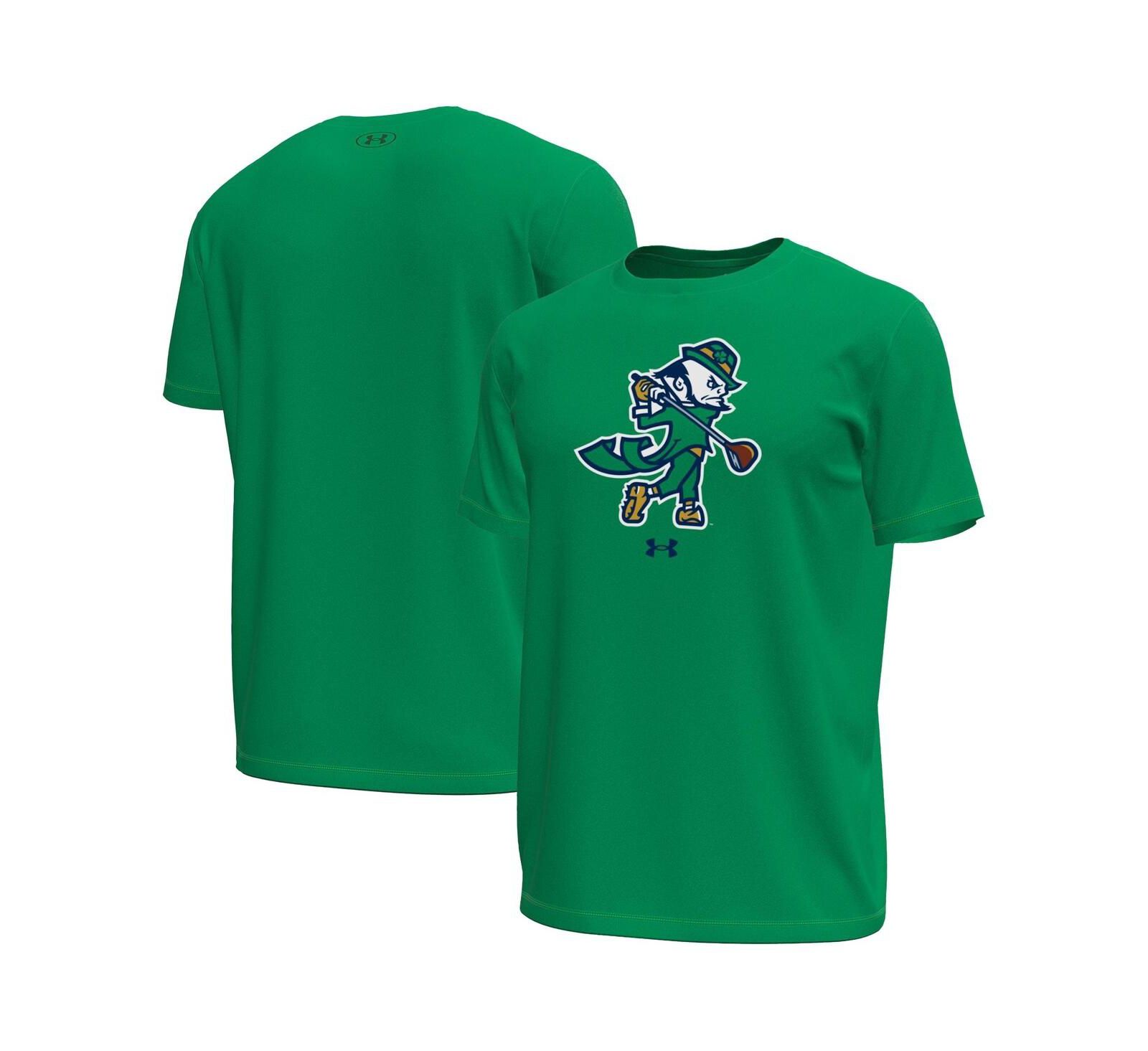 Under Armour Men's Kelly Green Notre Dame Fighting Irish Golf Leprechaun Tech Stretch T-Shirt