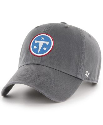 '47 Brand Men's Charcoal Tennessee Titans Primary Logo Clean Up Adjustable Hat