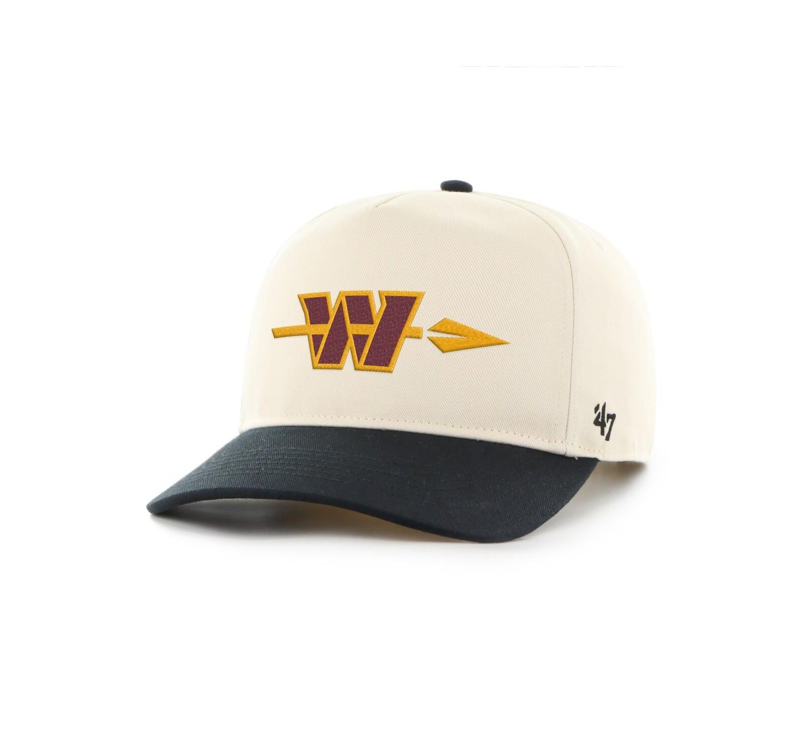 '47 Brand Men's Natural/Black Washington Commanders Hitch Adjustable Hat