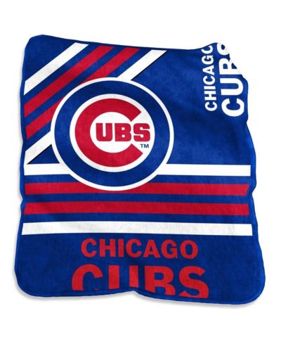Logo Brands Chicago Cubs 50'' x 60'' Plush Raschel Blanket
