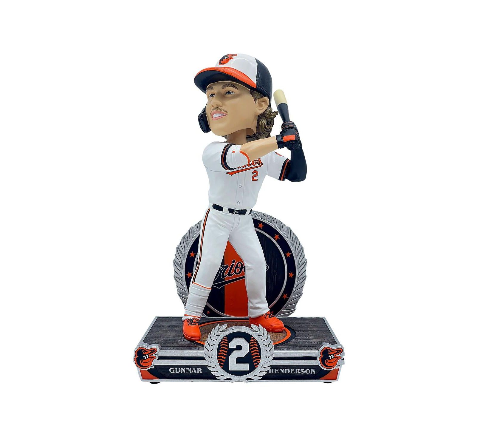 Foco Gunnar Henderson Baltimore Orioles 8" Exclusive Elite Icon Bobblehead
