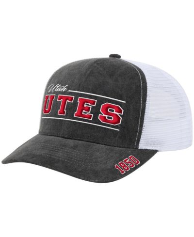 Colosseum Men's and Women's Gray Utah Utes Billy 2400 Adjustable Trucker Hat