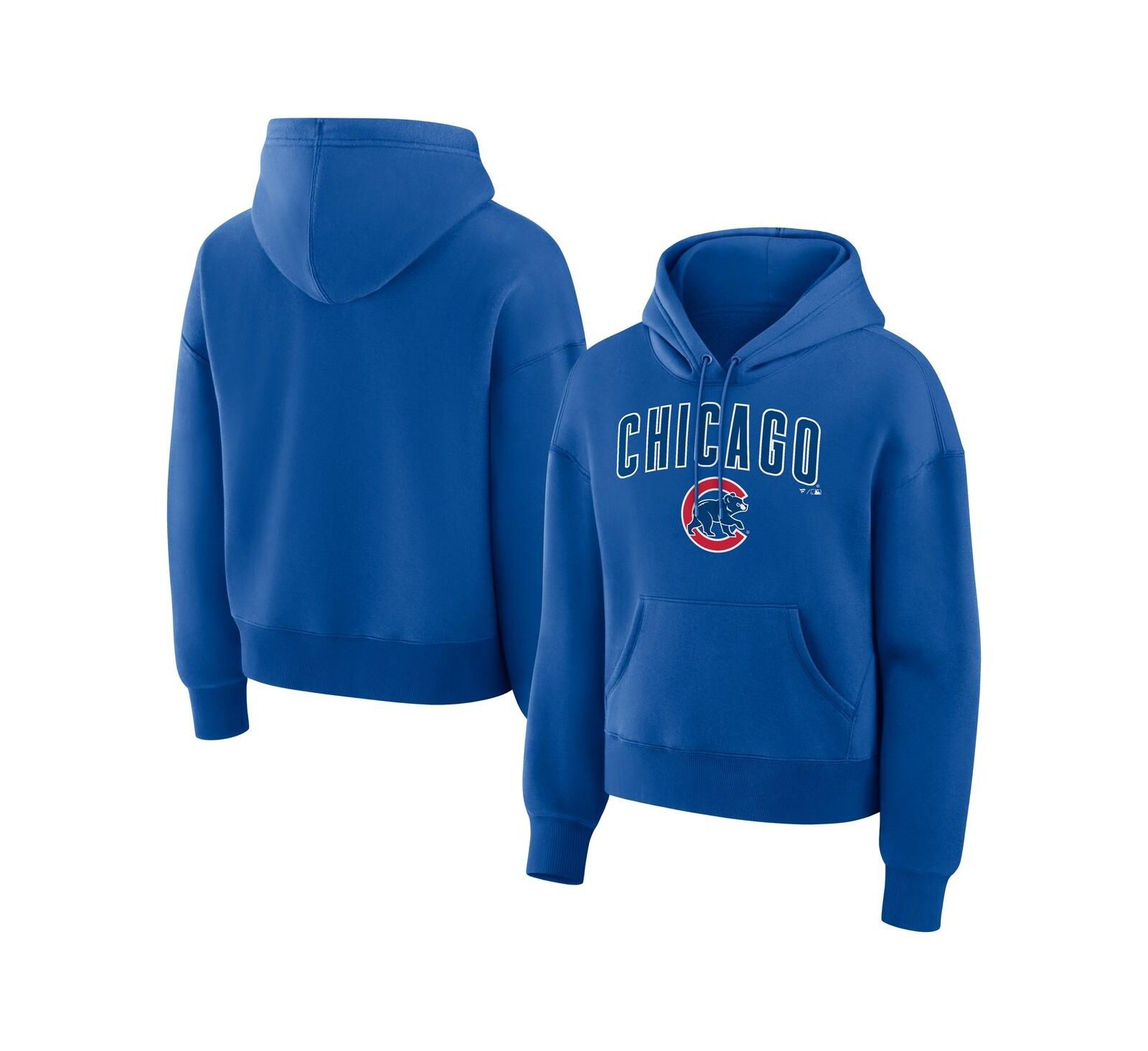Женское худи Fanatics Royal Chicago Cubs Lockup Legacy Fleece