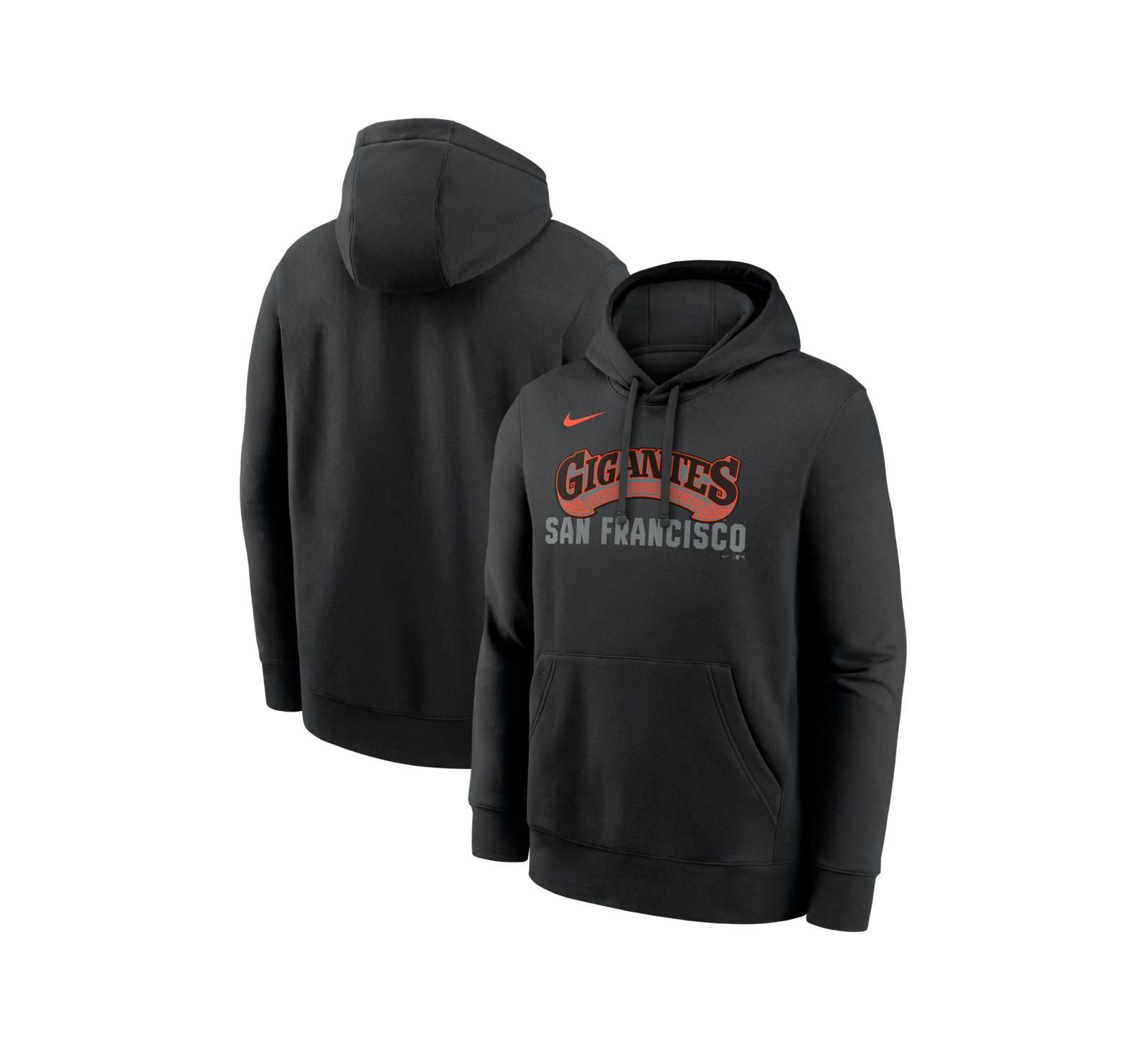 Nike Men's Black San Francisco Giants Alternate Club Fleece Hoodie