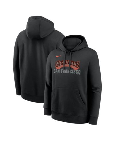 Мужское худи Nike San Francisco Giants Alternate Club Fleece, черное