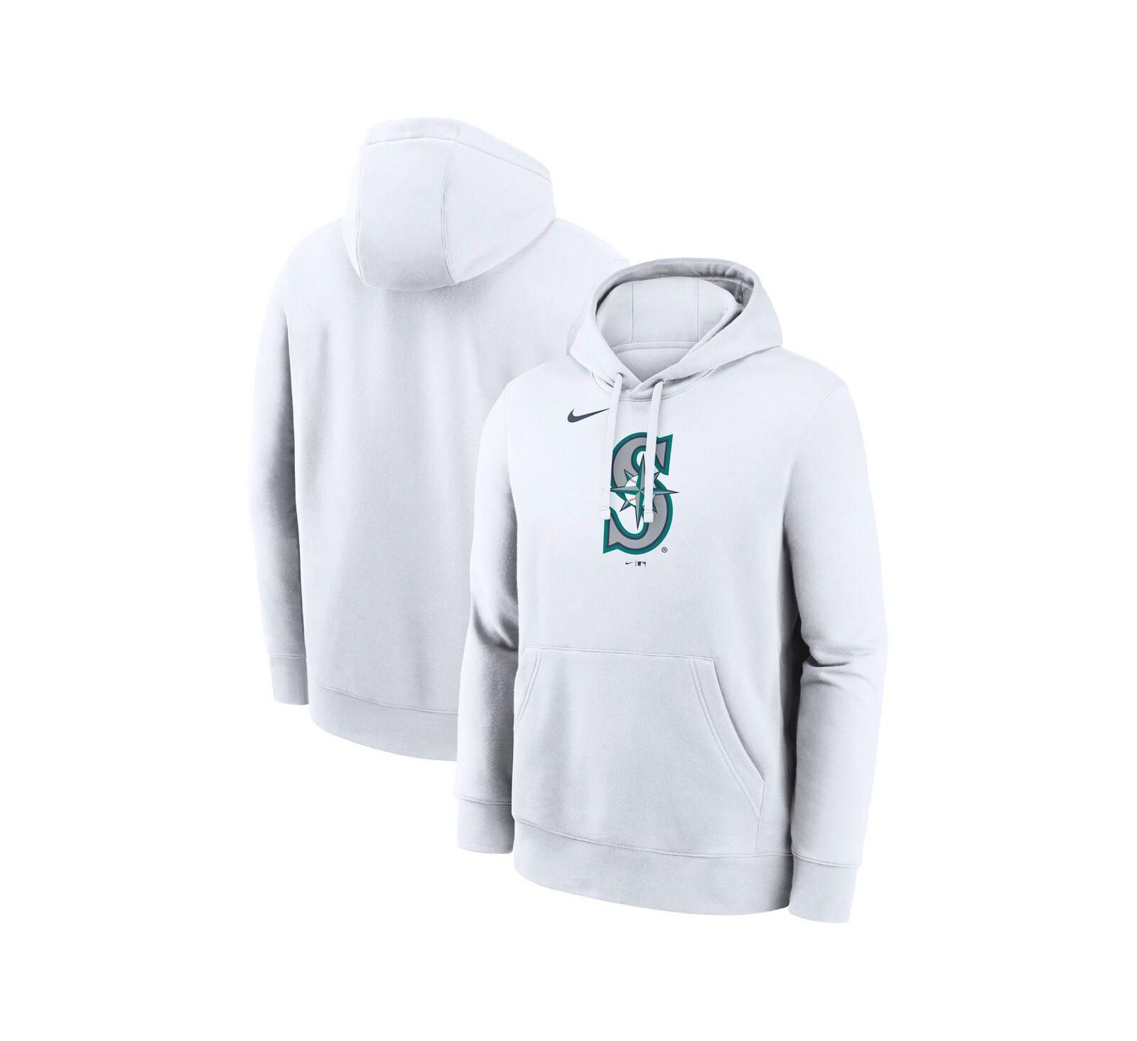 Мужское худи Nike White Seattle Mariners Logo Club
