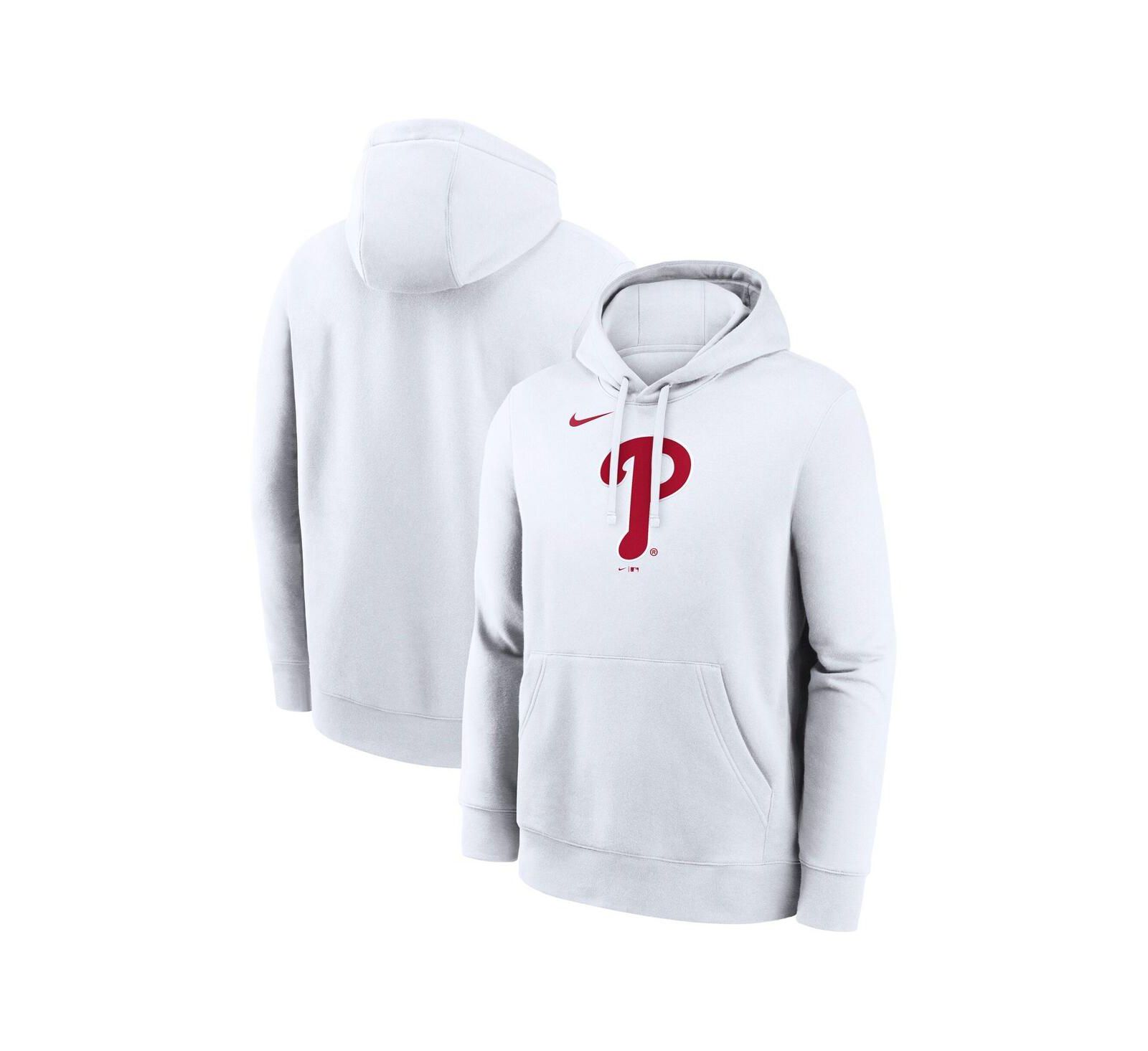 Мужское худи Nike White Philadelphia Phillies Logo Club