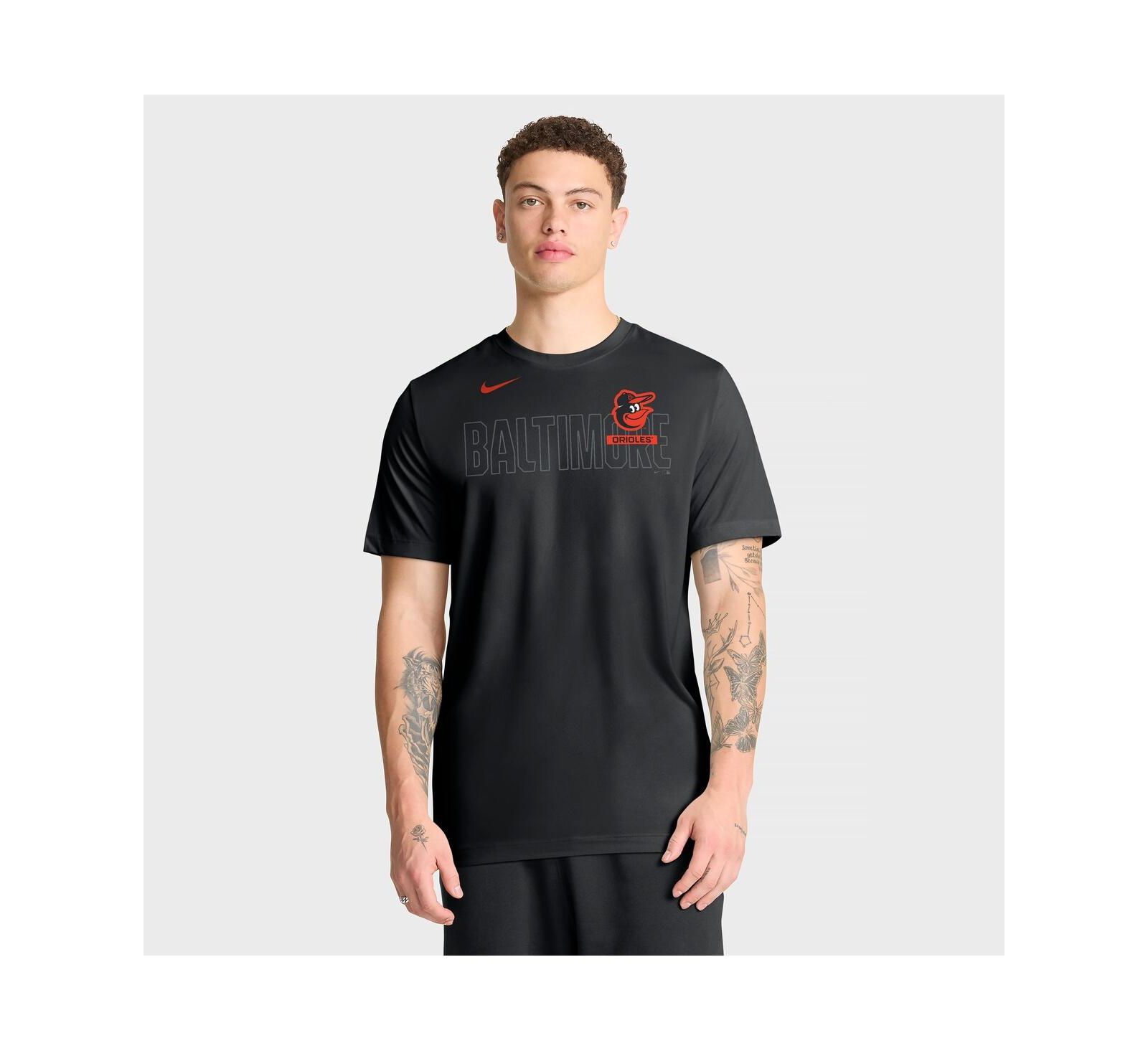 Nike Men's Black Baltimore Orioles Knockout Team Legend Dri-FIT T-Shirt
