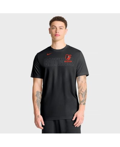 Мужская футболка Nike Baltimore Orioles Knockout Team Legend Dri-FIT, черная