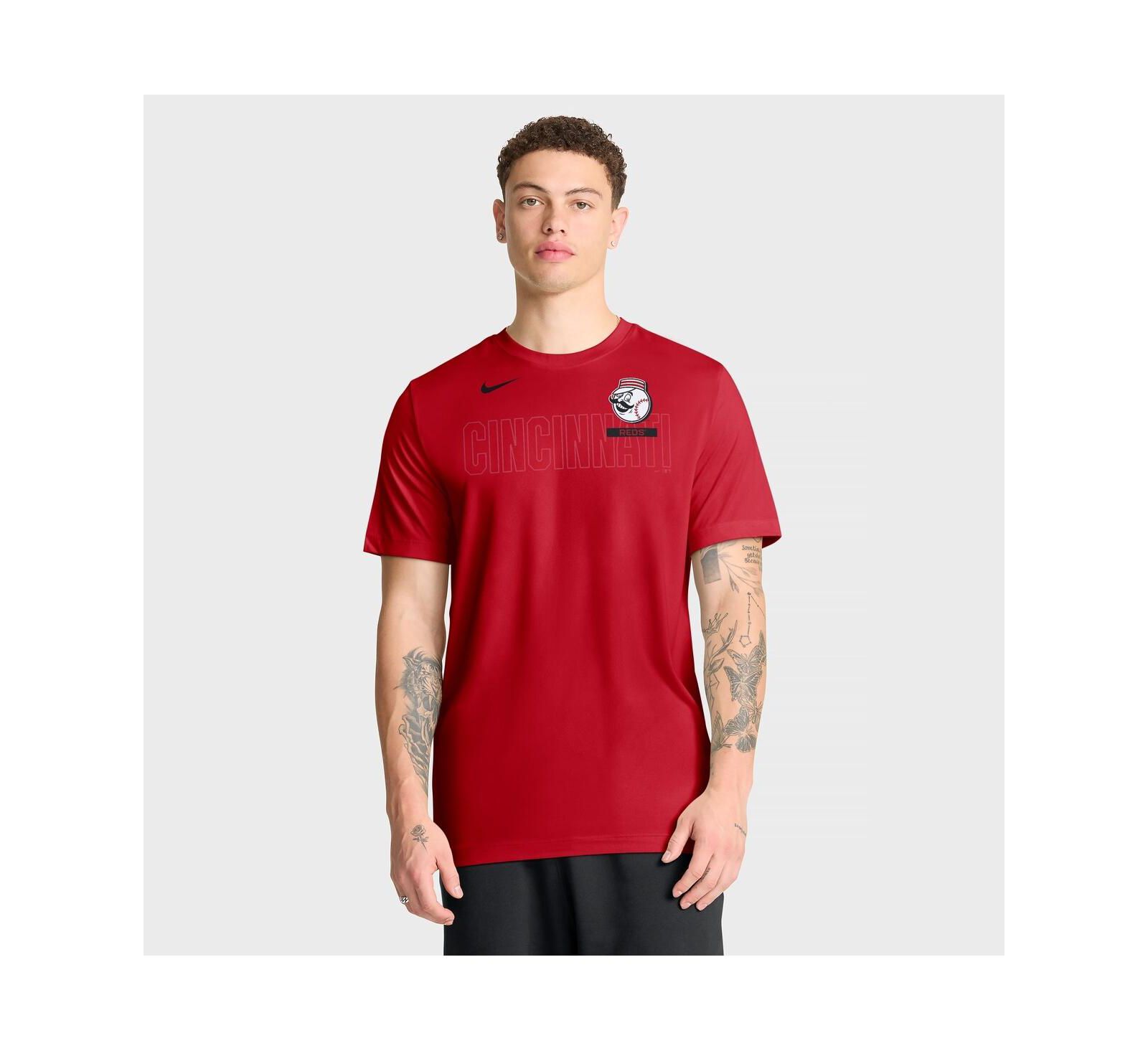 Nike Men's Red Cincinnati Reds Knockout Team Legend Dri-FIT T-Shirt