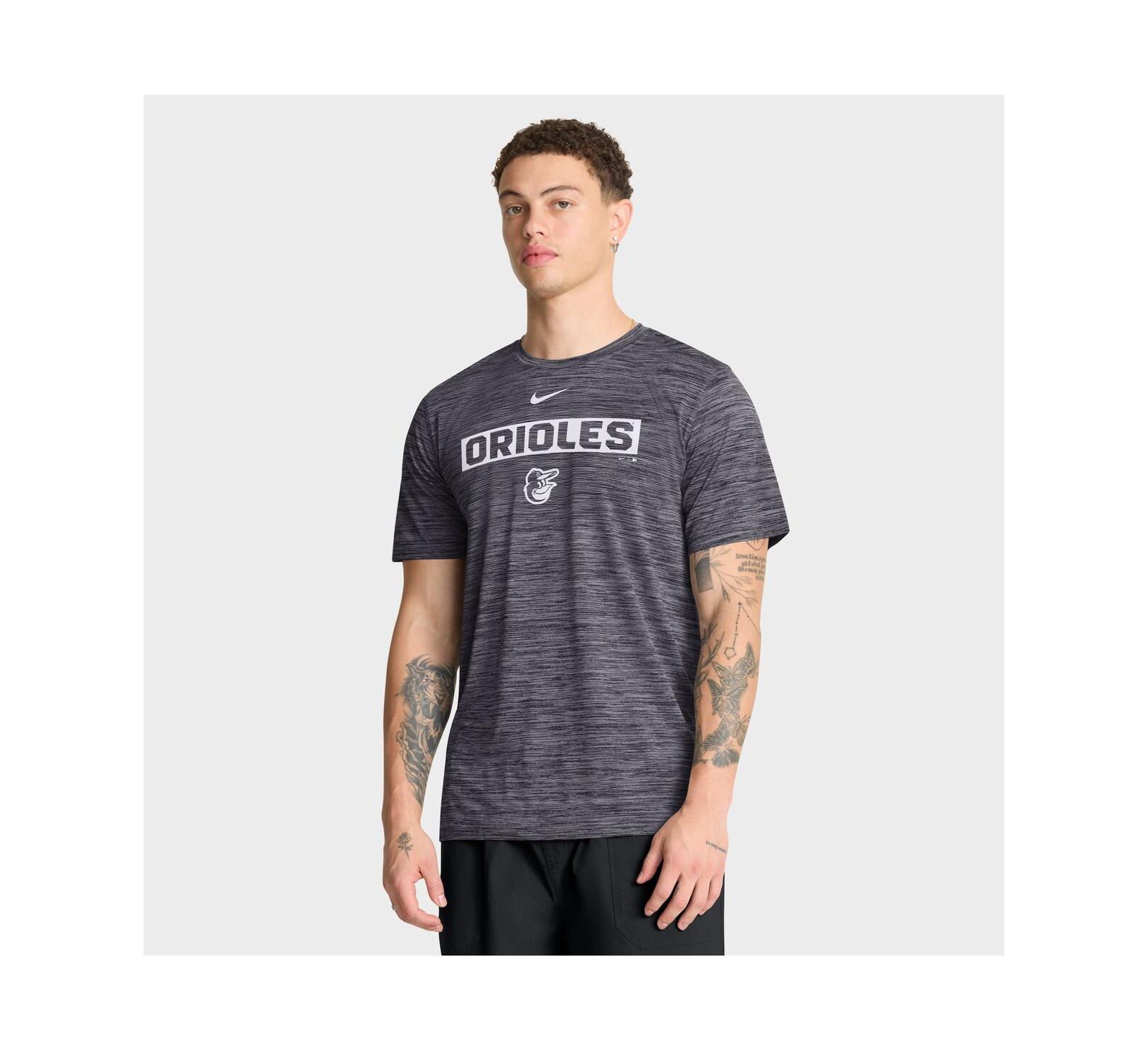 Мужская футболка Nike Black Baltimore Orioles Velocity Dri-FIT