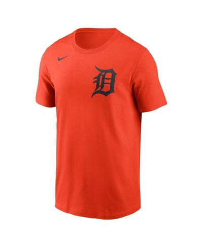 Nike Men's Orange Detroit Tigers Wordmark T-Shirt