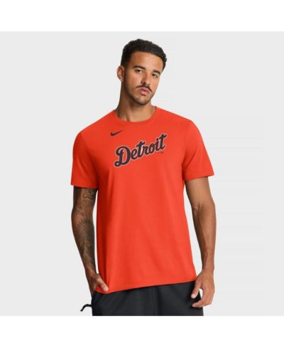 Мужская футболка Nike Orange Detroit Tigers Alternate Wordmark