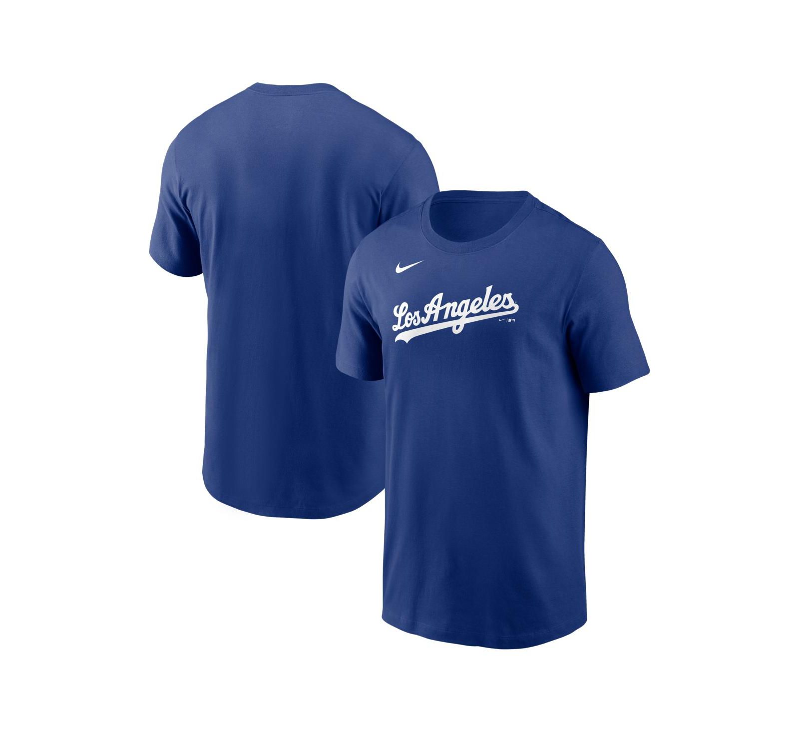 Мужская футболка Nike Royal Los Angeles Dodgers Alternate Wordmark