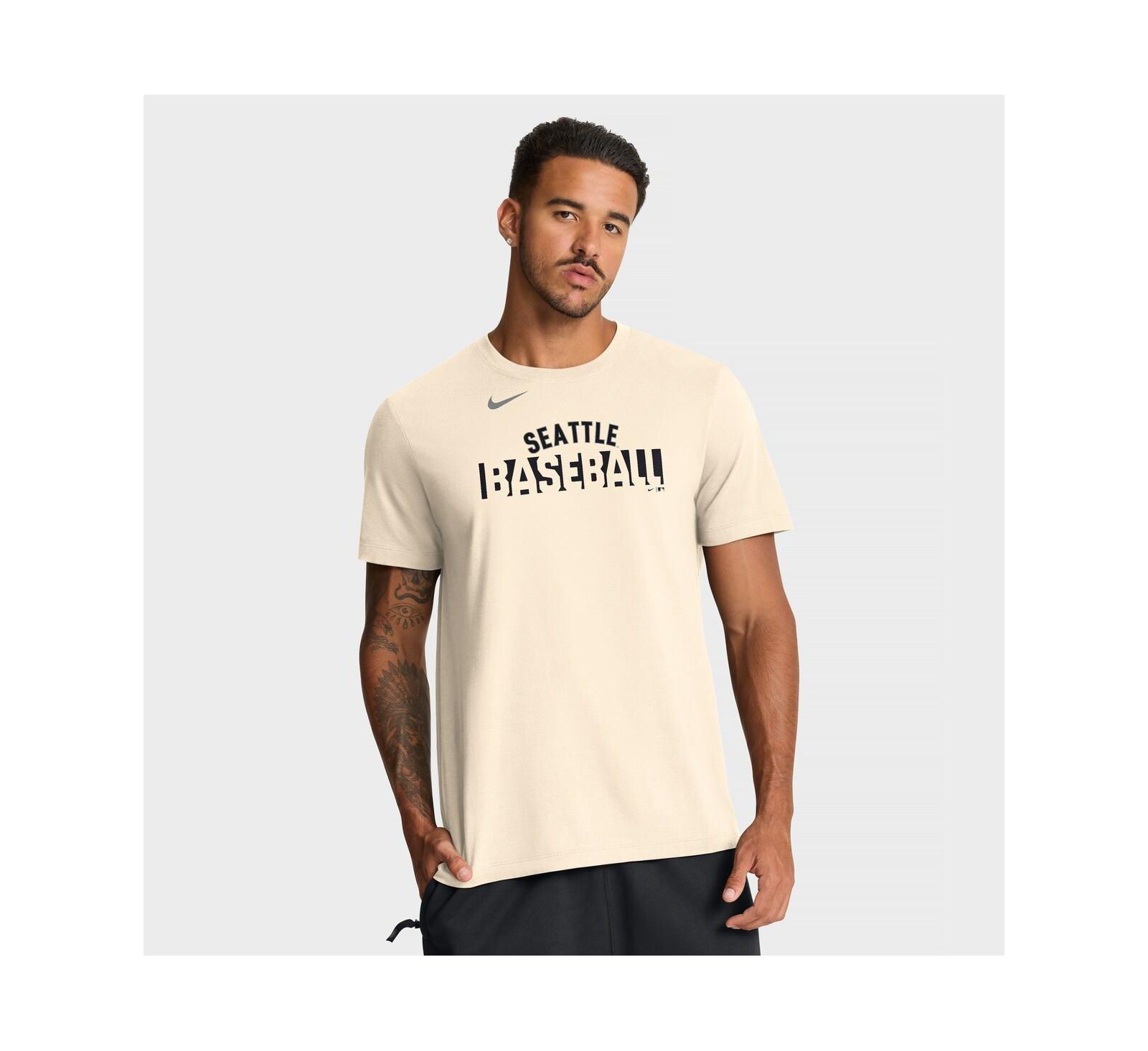 Nike Мужская футболка Seattle Mariners Alternate в кремовом цвете