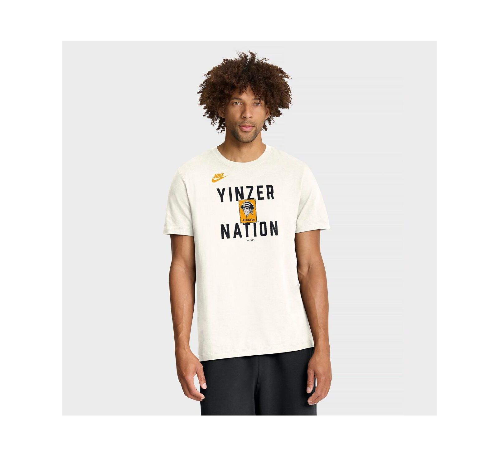 Мужская футболка Nike Pittsburgh Pirates Cooperstown Collection ‘70s Inspired, Cream