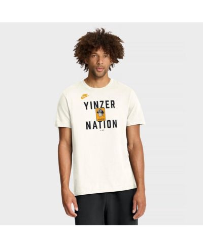 Мужская футболка Nike Pittsburgh Pirates Cooperstown Collection ‘70s Inspired, Cream