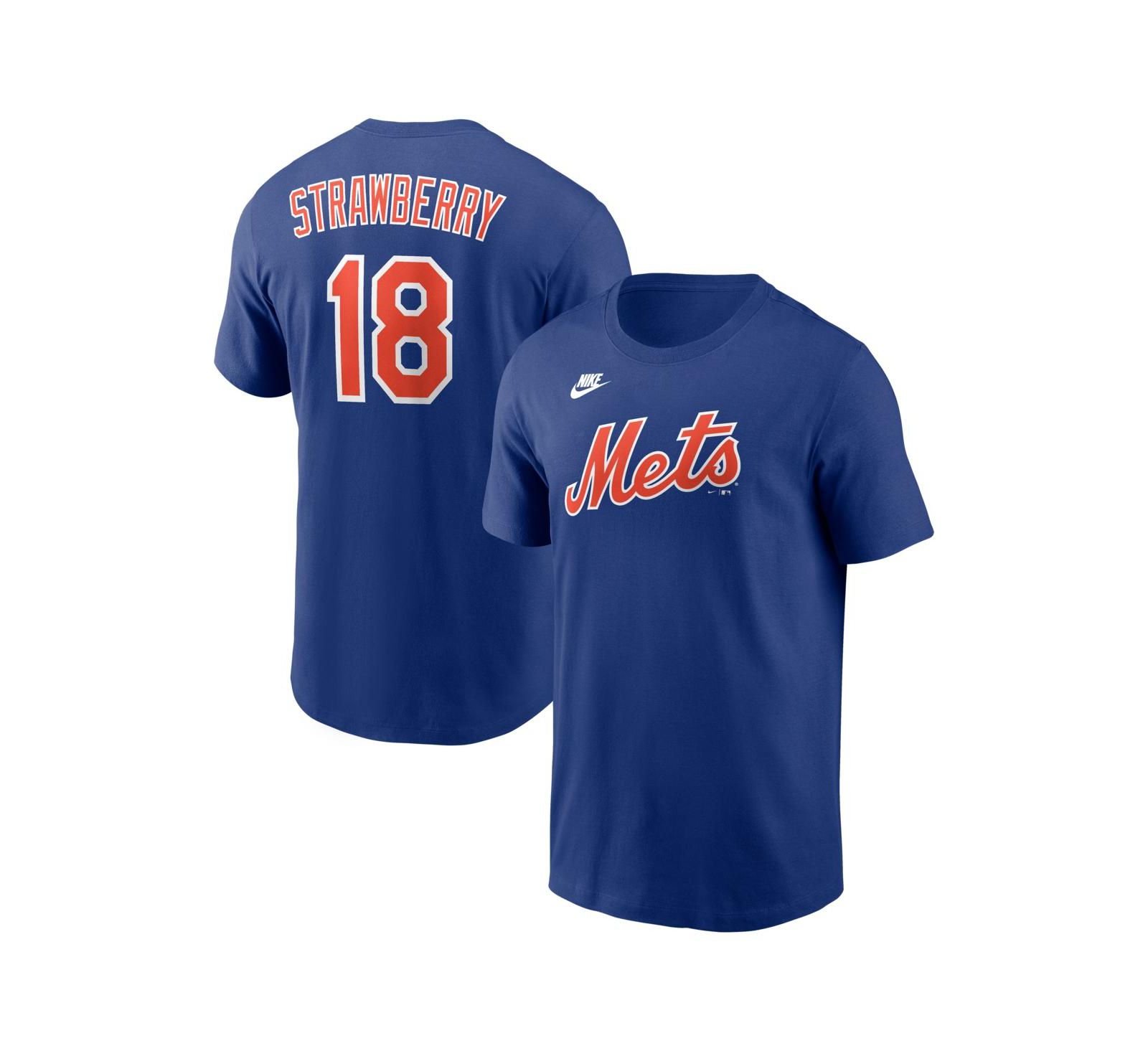 Мужская футболка Nike Darryl Strawberry Royal New York Mets Cooperstown Collection