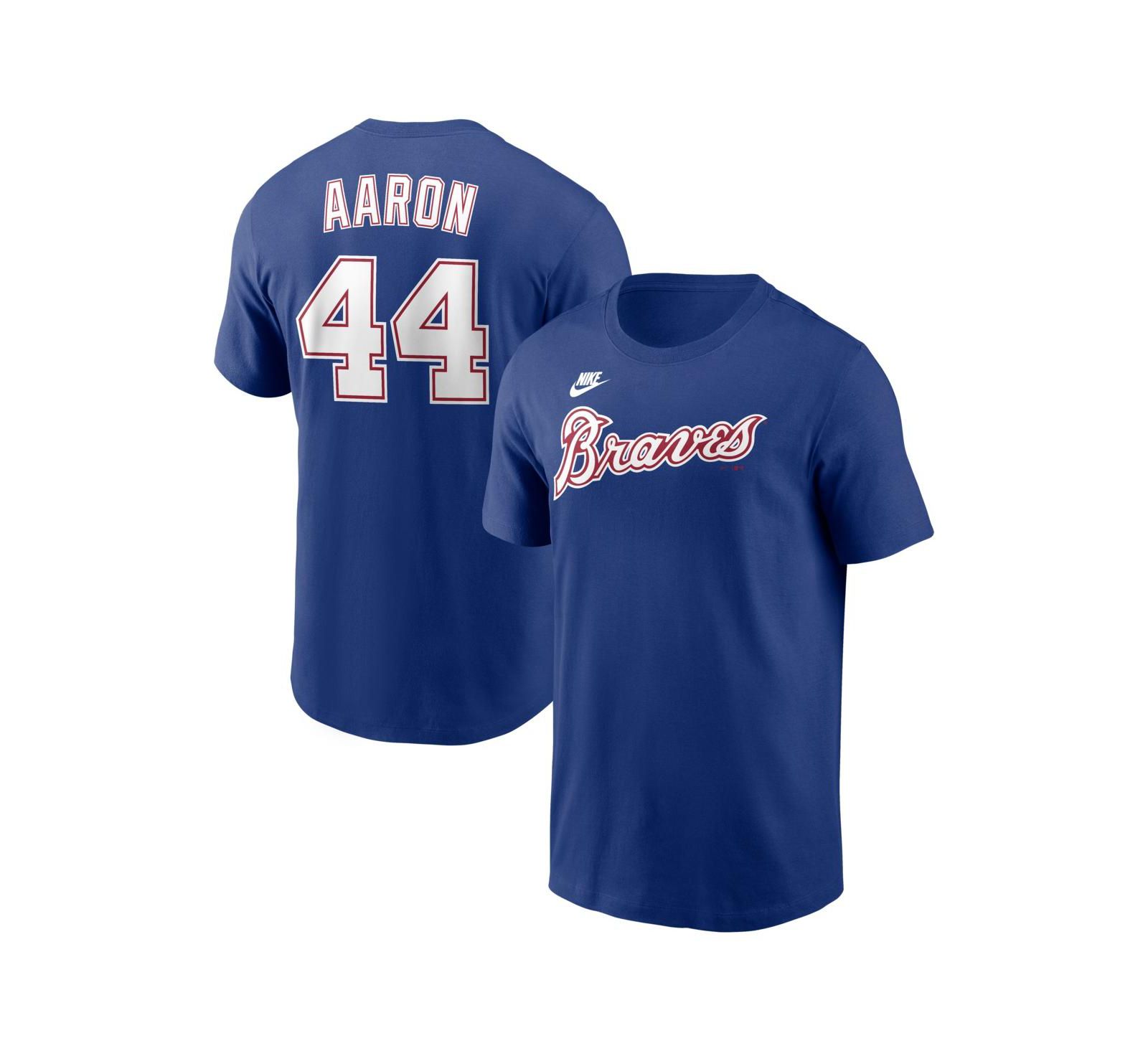 Мужская футболка Nike Hank Aaron Atlanta Braves Cooperstown Collection