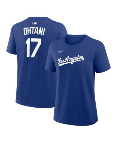 Футболка Nike Women's Shohei Ohtani Royal Los Angeles Dodgers Name and Number