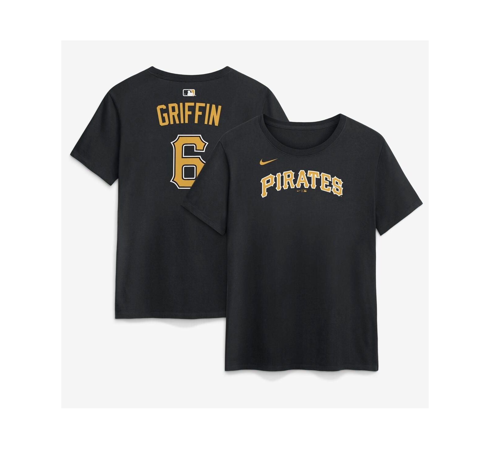 Nike Women's Konnor Griffin Black Pittsburgh Pirates Name and Number T-Shirt