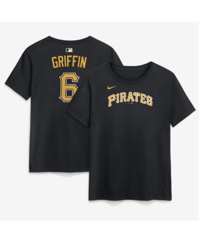 Женская футболка Nike Women's Konnor Griffin Black Pittsburgh Pirates Name and Number
