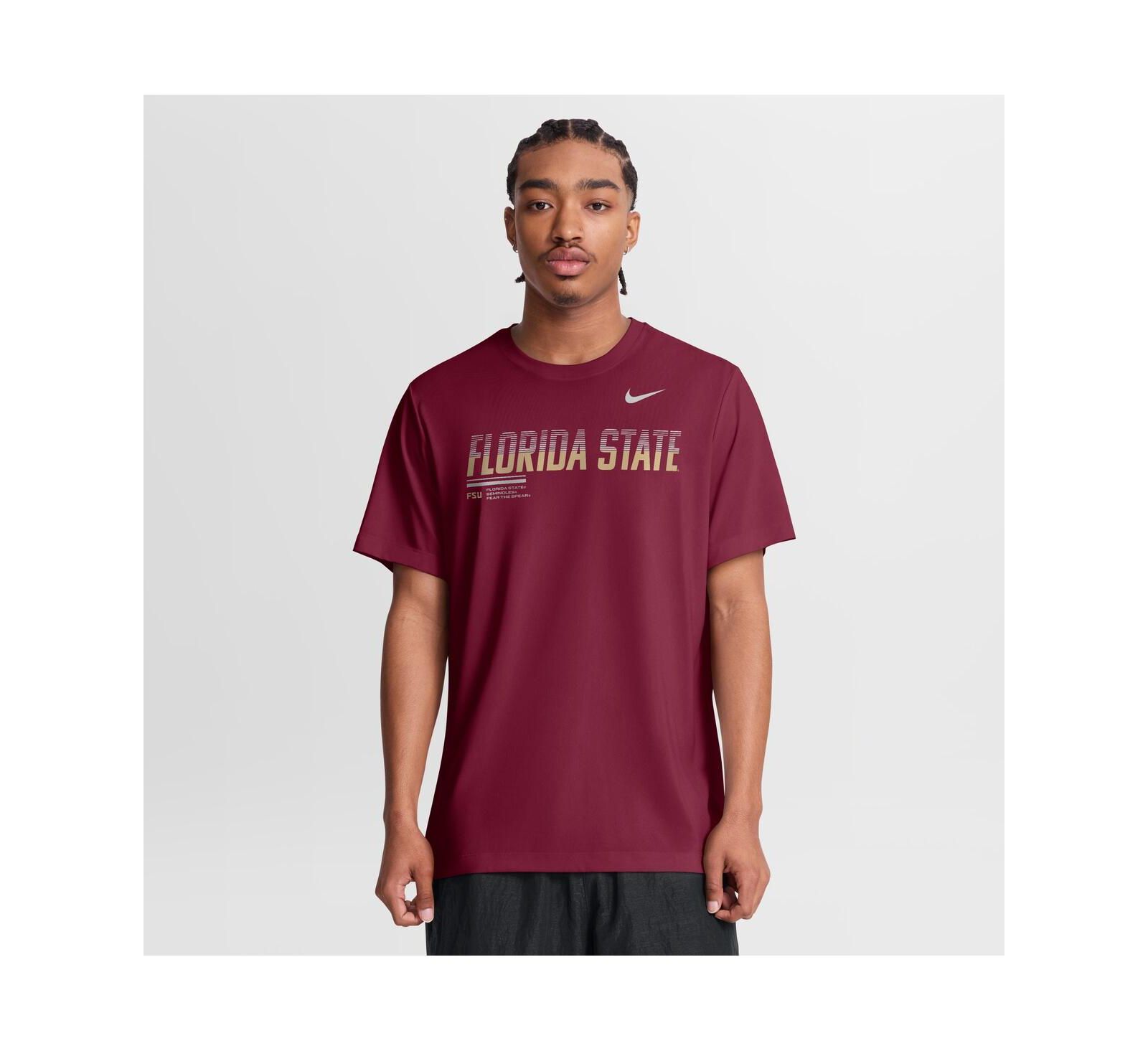 Мужская футболка Nike Garnet Florida State Seminoles Sideline Legend Dri-FIT