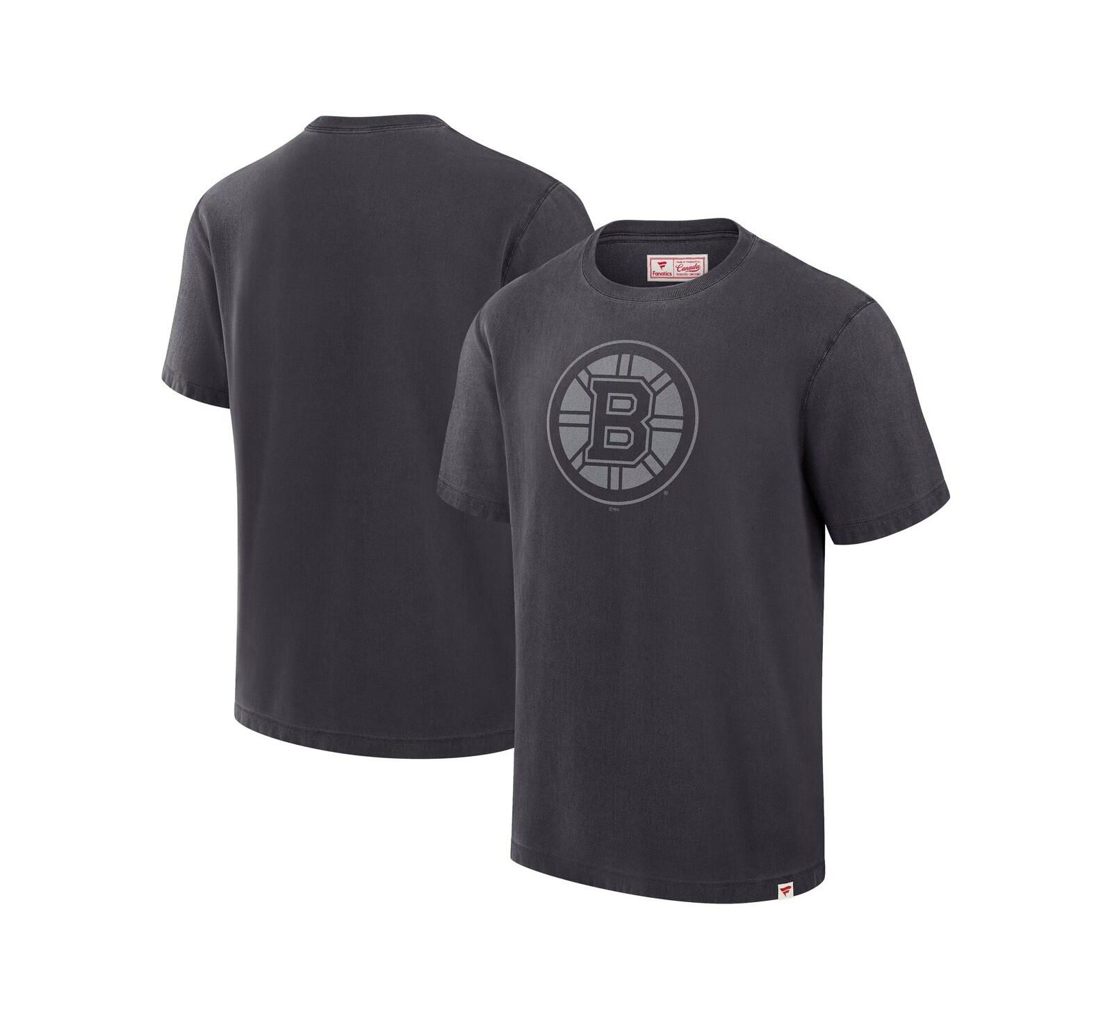 Мужская футболка Fanatics Black Boston Bruins
