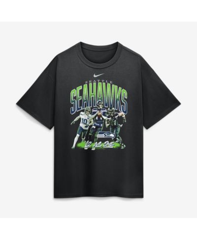 Мужская футболка Nike Black Seattle Seahawks 12 As One Loose
