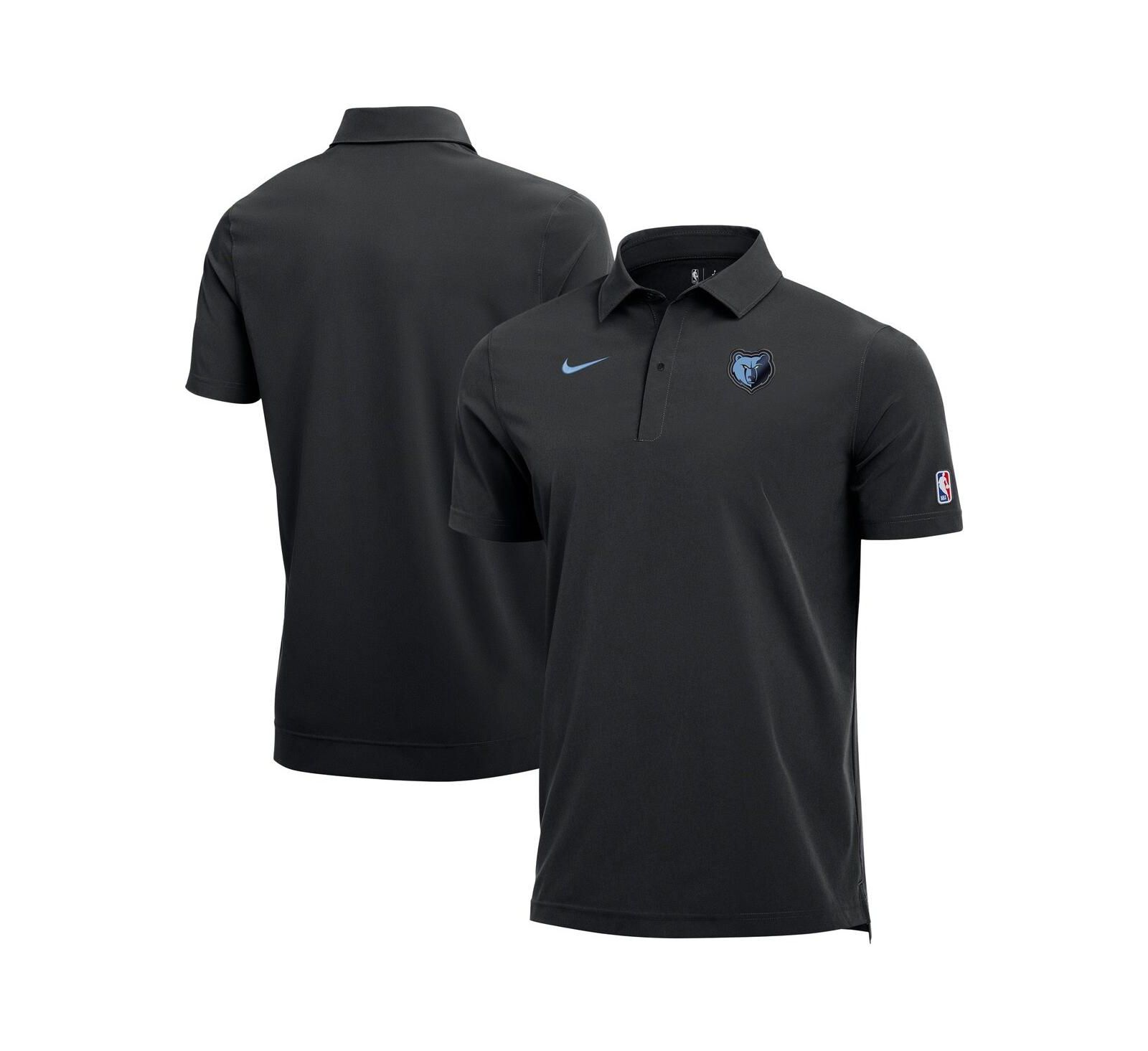 Nike Men's Black Memphis Grizzlies 2025/26 Authentic Dri-FIT Coaches Polo Shirt