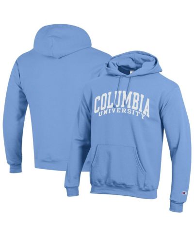 Мужское худи Champion Columbia University Basic Arch Fleece светло-голубое