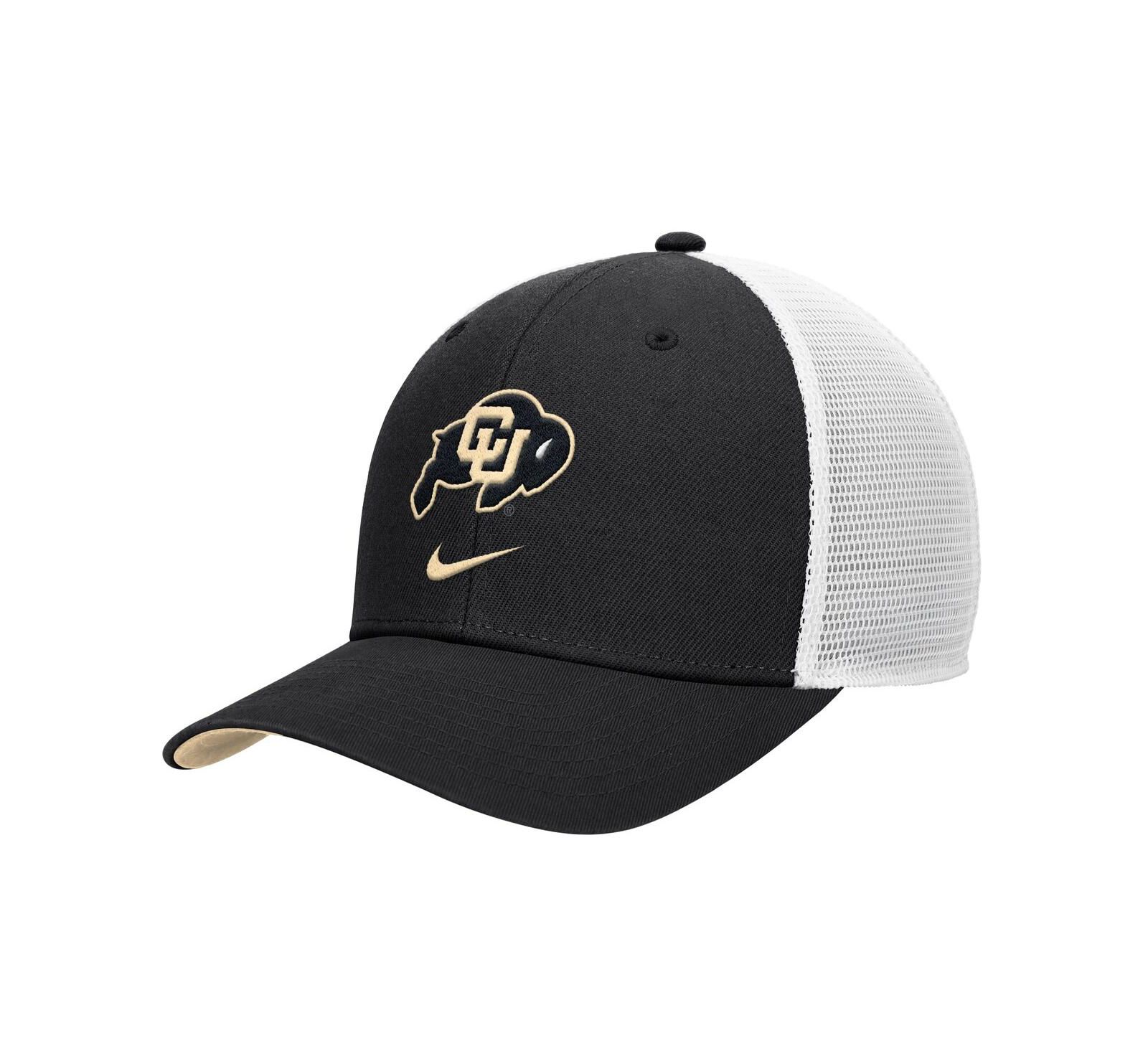 Nike Men's Black Colorado Buffaloes Rise Trucker Dri-FIT Adjustable Hat