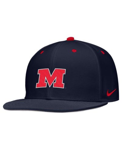 Мужская кепка Nike Ole Miss Rebels 2025 On-Field True Dri-FIT Navy