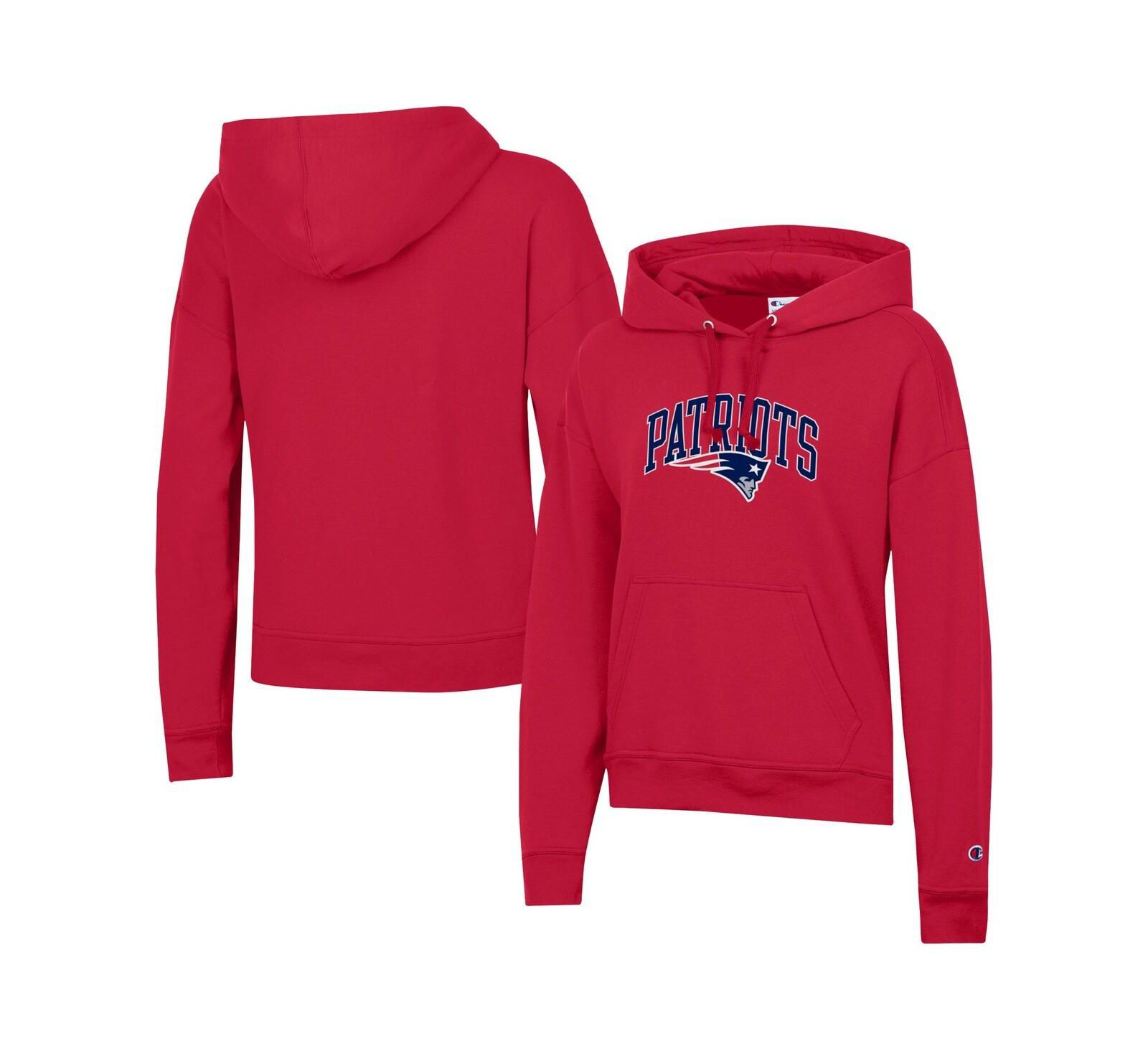 Женское худи Champion Red New England Patriots Powerblend